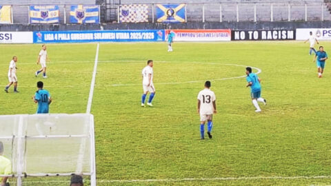 Drama Sengit di Laga Pembuka Liga 4 Piala Gubernur, Sulut Legend vs Pemprov Sulut Berakhir Imbang