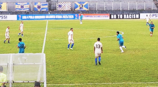 Drama Sengit di Laga Pembuka Liga 4 Piala Gubernur, Sulut Legend vs Pemprov Sulut Berakhir Imbang