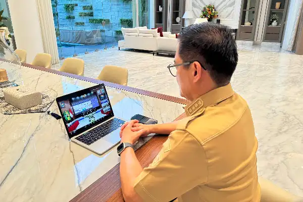 Rakor Bersama Kemendagri, Joune Ganda Komitmen Kendalikan Inflasi, Dukung Program Strategis Nasional