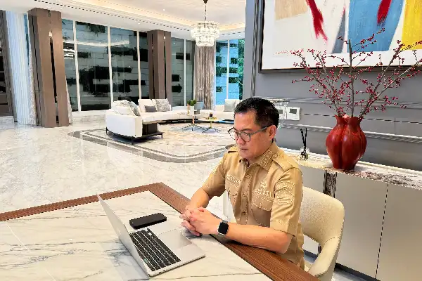 Rakor Bersama Kemendagri, Joune Ganda Komitmen Kendalikan Inflasi, Dukung Program Strategis Nasional