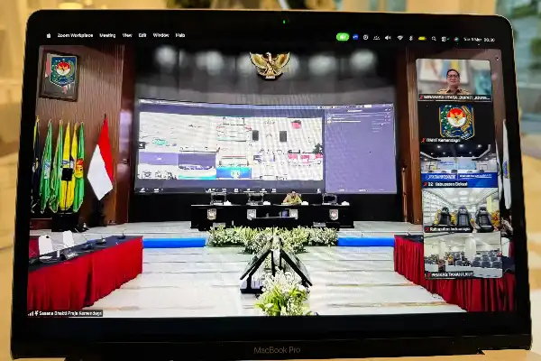Rakor Bersama Kemendagri, Joune Ganda Komitmen Kendalikan Inflasi, Dukung Program Strategis Nasional