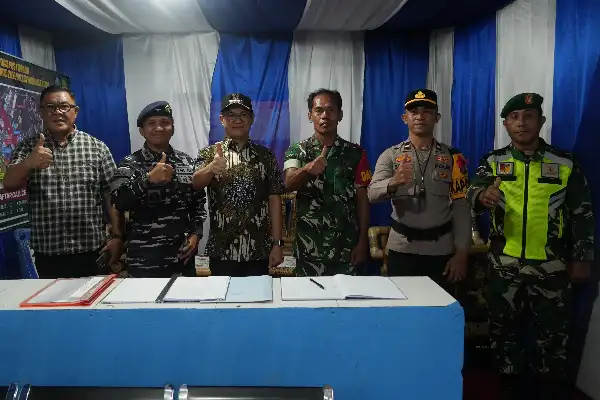 Pastikan Keamanan Lebaran, Bupati Joune Ganda Turun Langsung ke Pos Pengamanan