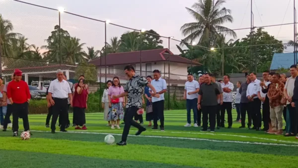 Grand Opening D’Sport Arena, Joune Ganda Apresiasi Keluarga Dondokambey: Ini Sentra Ekonomi Baru Minut