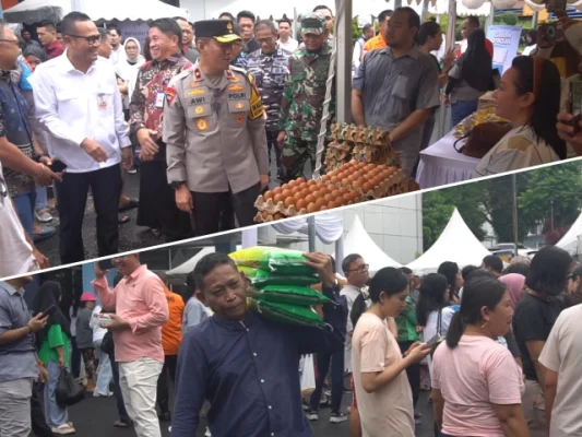 Gerakan Pangan Murah, Warga Manado Serbu Sembako Harga Terjangkau