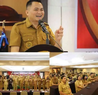 Buka Rekonsiliasi LKPD, Bupati Ronald Kandoli Tekankan Akurasi dan Transparansi Anggaran