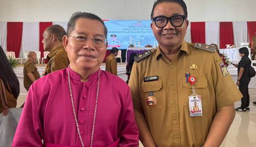 Momen Istimewa ASN Minahasa Bertemu Uskup Manado