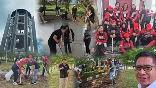 Disbudpar Minahasa Terus Benahi Lingkungan Benteng Moraya