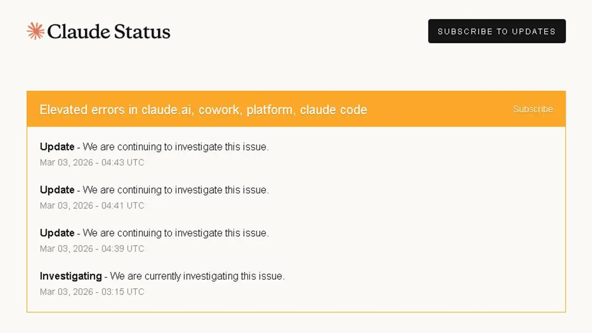 Claude AI Down, Pengguna Indonesia Terdampak