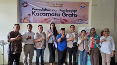 DPP Kerukunan Keluarga Kawanua Gelar Bakti Sosial Pemeriksaan dan Pemberian Kacamata Gratis