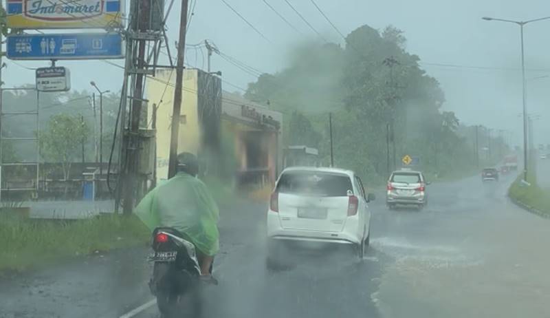 BMKG Keluarkan Peringatan Cuaca Sulut 12–13 Maret 2026: Hujan Lebat, Petir dan Angin Kencang Berpotensi Terjadi