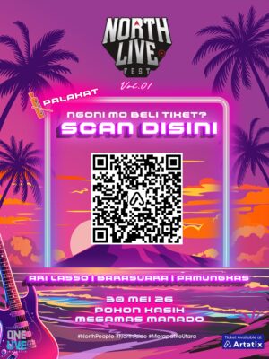 North Live Fest Vol 01 di Manado, Ari Lasso, Pamungkas dan Barasuara Tampil 30 Mei 2026