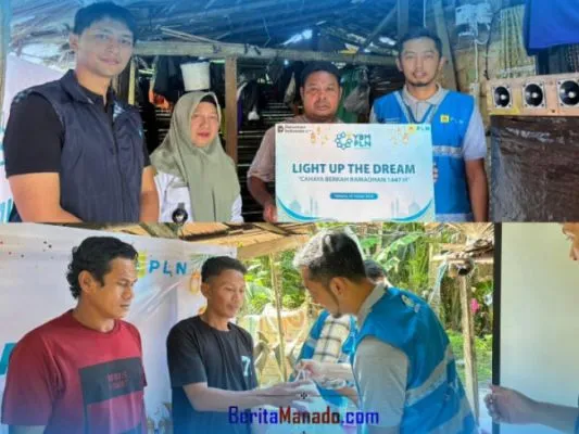 Cahaya Ramadhan untuk 21 Keluarga, PLN UP3 Tahuna Hadirkan Listrik Gratis