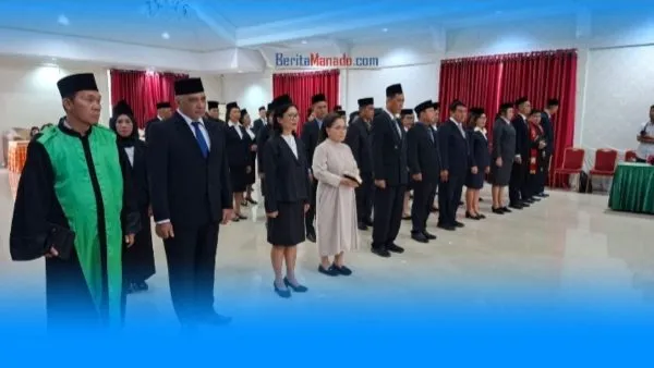 Lantik 46 Pejabat, Bupati Michael Thungari Dorong Kinerja dan Inovasi ASN Sangihe