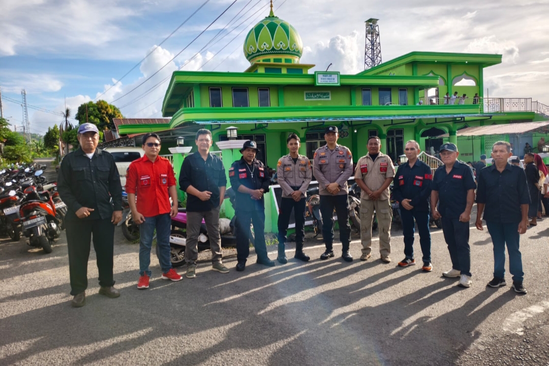 Suasana Malam Takbiran hingga Salat Idul Fitri Berlangsung Aman, Polres Bitung Turunkan Personel