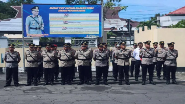 Sertijab Polres Sangihe, Sejumlah Posisi Penting Alami Pergantian
