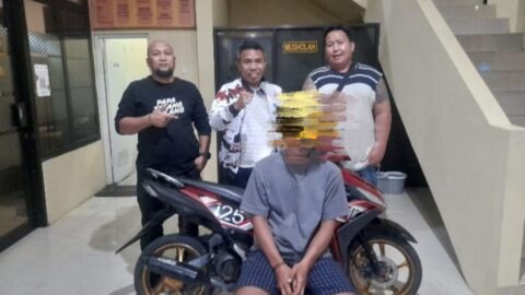 Polisi Amankan Pelaku Curanmor Beserta Penadah, Ini Penjelasan Kasat Reskrim Polres Bitung