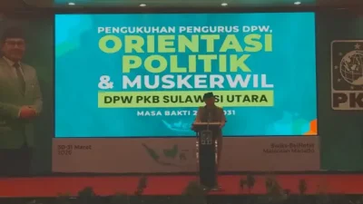 Wagub Sulut Victor Mailangkay Hadiri Pengukuhan Pengurus DPW, Orientasi Politik dan Muskerwil PKB Sulut