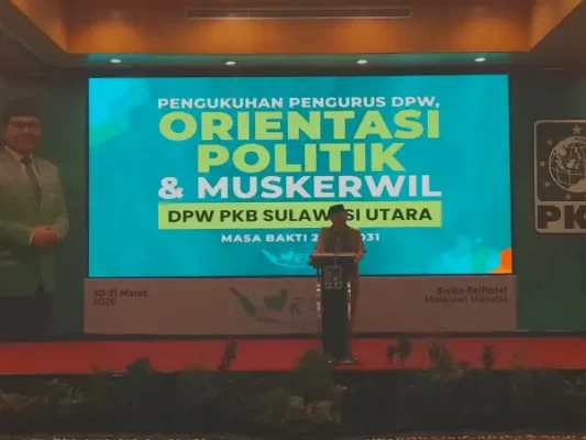 Wagub Sulut Victor Mailangkay Hadiri Pengukuhan Pengurus DPW, Orientasi Politik dan Muskerwil PKB Sulut