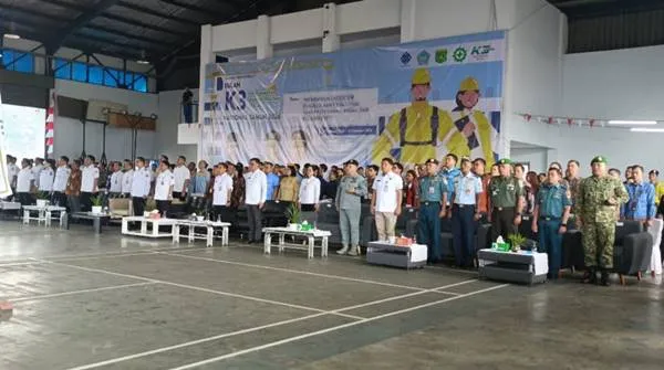 Gubernur Yulius Selvanus Sebut Hal Penting saat Peringatan Bulan K3 Nasional 2026
