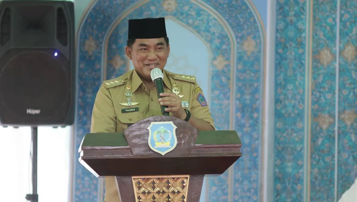 Gubernur Yulius Selvanus buka puasa bersama warga Bolsel di Alun-alun Molibagu Safari Ramadan 2026