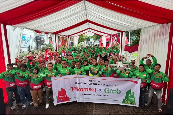Perluas Kolaborasi dengan Grab, Telkomsel Libatkan 2.200 Mitra Driver di Sulawesi
