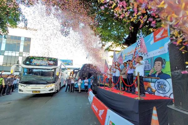 Ribuan Konsumen Setia Berangkat Pulang Kampung dengan Nyaman bersama Honda