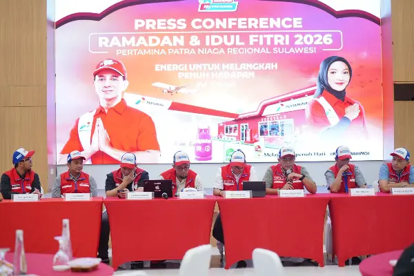 Jelang Idulfitri 1447 H, Pertamina Patra Niaga Regional Sulawesi Gelar Konferensi Pers Kesiapan Energi