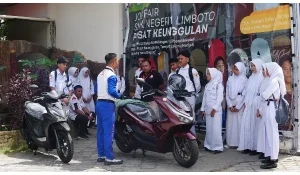 Bangun Budaya Tertib Berlalu Lintas, DAW Edukasi Safety Riding di Gorontalo