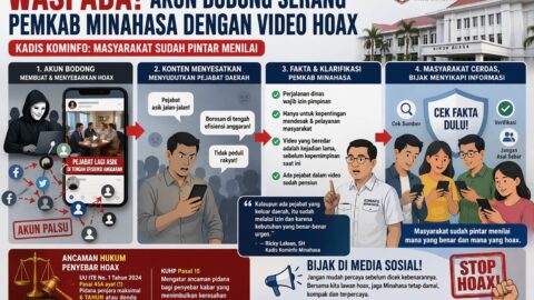 Ricky Laloan Minta Masyarakat Sikapi Akun Bodong yang Serang Pemkab Minahasa