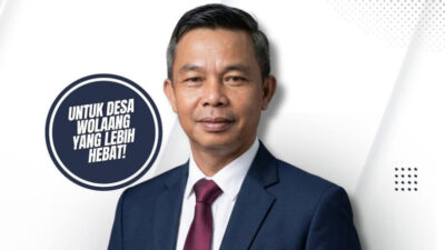 Michael Kumolontang Resmi Daftar Bakal Calon Hukum Tua Wolaang