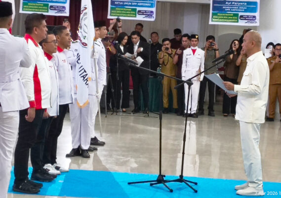 JAMINTEL Kejagung RI Kukuhkan Pengurus ABPEDNAS se-Sulut, Dorong Sinergi Bangun Desa dan Tata Kota
