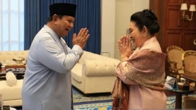 Cieee, Dari Paris Prabowo Subianto Kirim Ucapan Ulang Tahun ke Titiek Soeharto