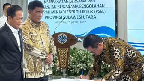 Joune Ganda Teken Kerja Sama PSEL Manado Raya, Disaksikan Gubernur Yulius Selvanus