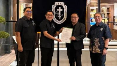 Sah! Joune Ganda Terima Mandat Baru di Persatuan Intelegensia Kristen Indonesia Minahasa Utara