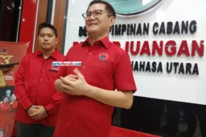 Joune Ganda Gaspol Konsolidasi PDIP Minahasa Utara: Mesin Partai Disiapkan hingga Akar Rumput