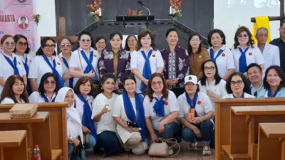 PWK Jakarta Gelar Baksos Vaksin HPV di GMIM Sion Tomohon, 500 Dosis Habis Terpakai
