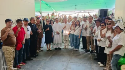 Diantar Doa Lintas Agama dan Ritual Adat, Nicolaus Tangapo Resmi Daftar Calon Kumtua Pineleng Dua