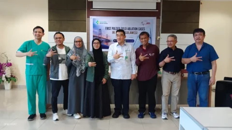 Gandeng InaHRS, RSUP Kandou Manado Sukses Gelar Operasi Pulsed Field Ablation Perdana di Sulut