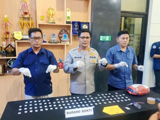 Jaringan Sabu Dikendalikan dari Balik Jeruji, Polresta Manado Bongkar 105 Paket Narkoba