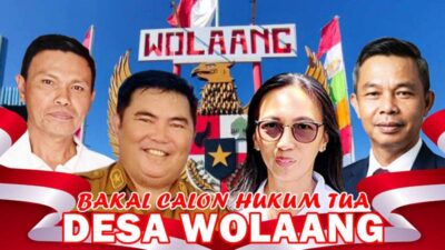 Empat Bakal Calon Hukum Tua Desa Wolaang Lewati Tahap Pendaftaran