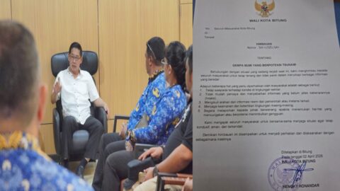 Resmi! Pemkot Bitung Keluarkan Imbauan Pasca Gempa 7,6 SR, Ini Pesannya untuk Warga