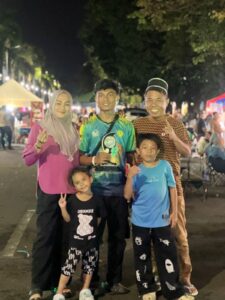 Septiansyah Duhe Bersinar di Lintasan, Raih Juara Kedua dan Perkuat Status Sprinter Muda Andalan Bitung