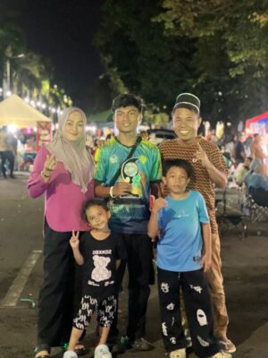 Septiansyah Duhe Bersinar di Lintasan, Raih Juara Kedua dan Perkuat Status Sprinter Muda Andalan Bitung