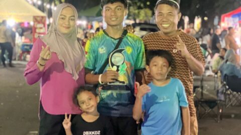 Septiansyah Duhe Bersinar di Lintasan, Raih Juara Kedua dan Perkuat Status Sprinter Muda Andalan Bitung