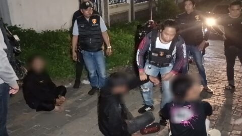 Gerak Cepat! Tim Tarsius Polres Bitung Amankan 5 Terduga Pelaku Tawuran di Pateten Tiga
