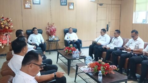 Bangun Kepastian Hukum Daerah, Hengky Honandar Terima Audiensi Kakanwil Hukum Sulut