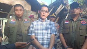 Dampingi Kapusdatin BNPB, Wali Kota Hengky Honandar Tinjau Langsung Lokasi Terdampak Gempa