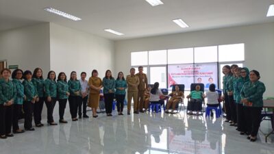 Semarak HKG PKK ke-54, Kader PKK Kota Bitung Gelar Donor Darah Bertema “Setetes Darahmu Sejuta Harapan”