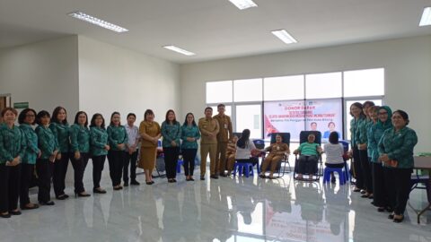 Semarak HKG PKK ke-54, Kader PKK Kota Bitung Gelar Donor Darah Bertema “Setetes Darahmu Sejuta Harapan”