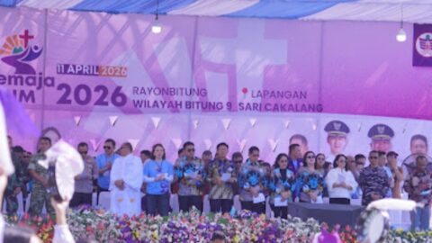 Paskah Remaja GMIM 2026 di Bitung Sukses Digelar, Puluhan Ribu Peserta Dongkrak UMKM Lokal
